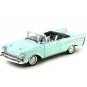 Cochesdemetal.es 1957 Chevrolet Bel Air Open Convertible Verde 1:18 Motor Max 73175