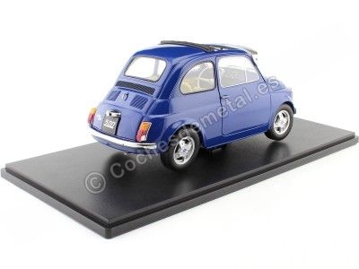 Cochesdemetal.es 1968 Fiat 500 F Custom Con Techo Corredizo Azul Oscuro 1:12 KK-Scale KKDC120063 2