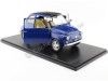 CARSDEMETAL.ES 1968 FIAT 500 F CUSTOM avec toit bleu foncé 1:12 KK KKDC120063