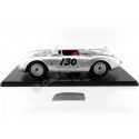 Cochesdemetal.es 1956 Porsche 550A Spyder "Pequeño Bastardo, Nº130 James Dean" Plateado/Rojo 1:12 KK-Scale KKDC120111
