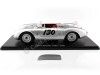 Cochesdemetal.es 1956 Porsche 550A Spyder "Pequeño Bastardo, Nº130 James Dean" Plateado/Rojo 1:12 KK-Scale KKDC120111