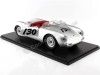 Cochesdemetal.es 1956 Porsche 550A Spyder "Pequeño Bastardo, Nº130 James Dean" Plateado/Rojo 1:12 KK-Scale KKDC120111
