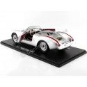 Cochesdemetal.es 1956 Porsche 550A Spyder "Pequeño Bastardo, Nº130 James Dean" Plateado/Rojo 1:12 KK-Scale KKDC120111