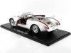 Cochesdemetal.es 1956 Porsche 550A Spyder "Pequeño Bastardo, Nº130 James Dean" Plateado/Rojo 1:12 KK-Scale KKDC120111