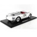 Cochesdemetal.es 1956 Porsche 550A Spyder "Pequeño Bastardo, Nº130 James Dean" Plateado/Rojo 1:12 KK-Scale KKDC120111