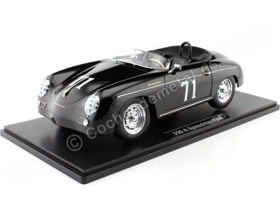 Cochesdemetal.es 1955 Porsche 356 A Speedster "Nº71 Steve McQueen" Negro 1:12 KK-Scale KKDC120097