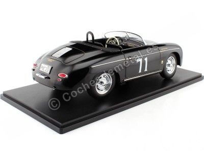 Cochesdemetal.es 1955 Porsche 356 A Speedster "Nº71 Steve McQueen" Negro 1:12 KK-Scale KKDC120097 2