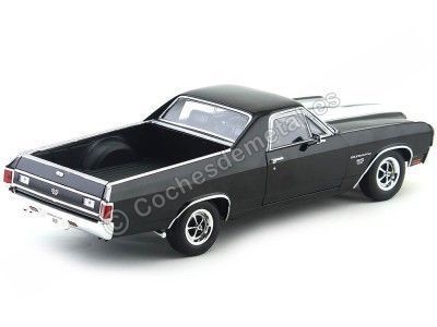 Cochesdemetal.es 1970 Chevrolet El Camino SS 396 Negro 1:18 Welly 12543 2