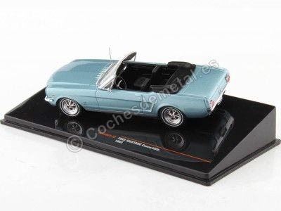 Cochesdemetal.es 1965 Ford Mustang Convertible Azul Claro Metalizado 1:43 IXO Models CLC506N.22 2