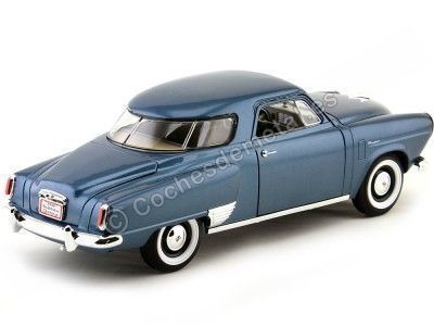 1950 Studebaker Champion Azul Metalizado 1:18 Lucky Diecast 92478 Cochesdemetal.es 2