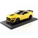 Cochesdemetal.es 2020 Ford Mustang Shelby GT500 Amarillo/Negro 1:18 Maisto 31452