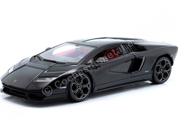 Cochesdemetal.es 2022 Lamborghini Countach LPI 800-4 Negro Metalizado 1:18 Maisto 31459