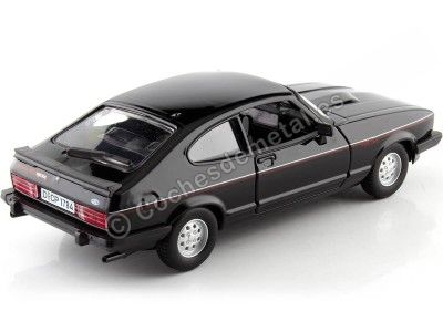 Cochesdemetal.es 1982 Ford Capri Mark III 2.8 Inyection Negro 1:24 Bburago 18-21093 2