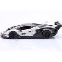 Cochesdemetal.es 2021 Lamborghini Essence Scv12 Blanco / Negro 1:24 Bburago 18-28023