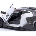 Cochesdemetal.es 2021 Lamborghini Essence Scv12 Blanco / Negro 1:24 Bburago 18-28023