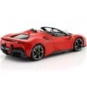 Cochesdemetal.es 2021 Ferrari SF90 Stradale Hybrid Spider Rojo 1:18 Bburago 16016