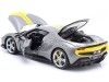 Cochesdemetal.es 2022 Ferrari 296 GTB Fiarano Gris / Amarillo Asculte 1:18 Bburago 16017