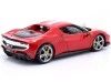 Cochesdemetal.es 2022 Ferrari 296 GTB Assetto Fiorano Rojo/Blanco 1:18 Bburago 16017