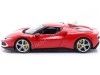 Cochesdemetal.es 2022 Ferrari 296 GTB Assetto Fiorano Rojo/Blanco 1:18 Bburago 16017