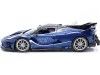 Cochesdemetal.es 2018 Ferrari FXX-K Evolution hybride 6.3 V12 Azul / Blanco 1:18 Bburago 16012