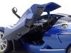 Cochesdemetal.es 2018 Ferrari FXX-K Evolution hybride 6.3 V12 Azul / Blanco 1:18 Bburago 16012