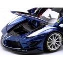 Cochesdemetal.es 2018 Ferrari FXX-K Evolution hybride 6.3 V12 Azul / Blanco 1:18 Bburago 16012