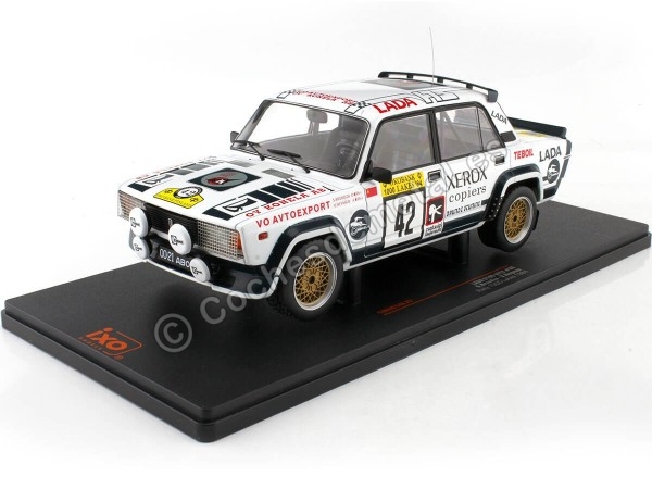 Cochesdemetal.es 1984 Lada VAZ 2105 VFTS Nº42 Brundza/Neyman Rally 1000 Lagos 1:18 IXO Models 18RMC146.22