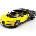 Cochesdemetal.es 2016 Bugatti Chiron Amarillo/Negro Metalizado 1:24 Maisto 32509