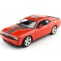 Cochesdemetal.es 2008 Dodge Challenger SRT8 Rojo Teja 1:24 Maisto 31280