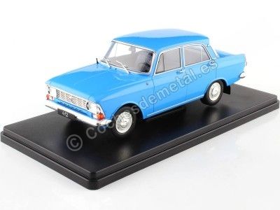 Cochesdemetal.es 1970 Moskwitsch 412 Azul Claro 1:24 WhiteBox 124196