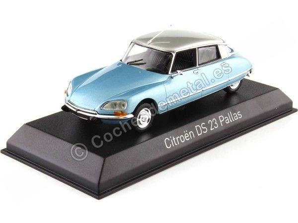 Cochesdemetal.es 1973 Citroen DS 23 Pallas Azul Metalizado/Plateado 1:43 Norev 158076