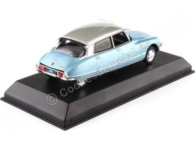 Cochesdemetal.es 1973 Citroen DS 23 Pallas Azul Metalizado/Plateado 1:43 Norev 158076 2