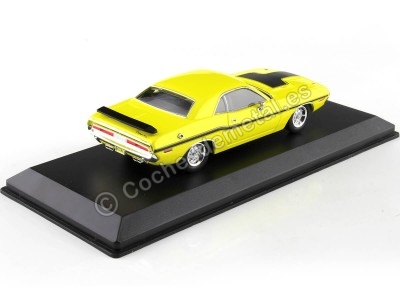 Cochesdemetal.es 1970 Dodge Challenger R/T 383 Magnum "NCIS" Amarillo/Negro 1:43 Greenlight 86579 2