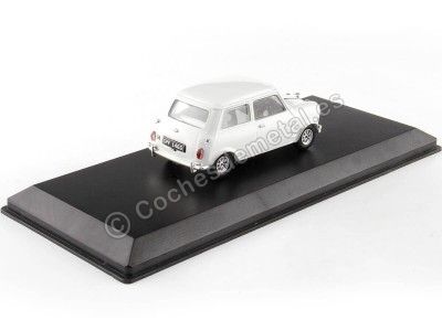 Cochesdemetal.es 1967 Austin Mini Cooper S 1275 MK1 "The Italian Job" Blanco 1:43 Greenlight 86551 2