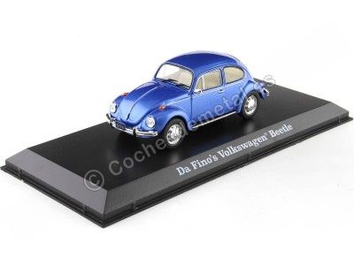 Cochesdemetal.es 1998 Volkswagen VW Beetle "El Gran Lebowski" Azul 1:43 Greenlight 86496