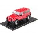 Cochesdemetal.es 2017 Jeep Wrangler Unlimited Sahara Rojo 1:43 Greenlight 86177