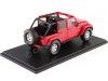 Cochesdemetal.es 2017 Jeep Wrangler Unlimited Sahara Rojo 1:43 Greenlight 86177