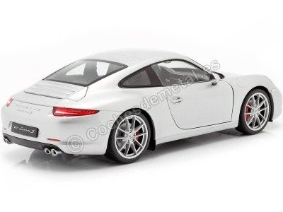 Cochesdemetal.es 2012 Porsche 911 (991) Carrera S Gris 1:18 Welly 18047 2