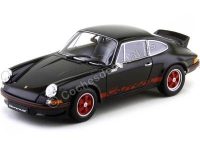 Carsdemetal.es 1973 Porsche 911 RS Black 1:18 Welly 18044