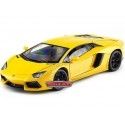 Cochesdemetal.es 2011 Lamborghini Aventador LP700-4 Amarillo 1:18 Welly 18041