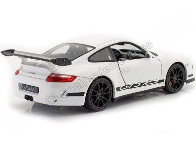 Cochesdemetal.es 2006 Porsche 911 (997) GT3 RS Blanco 1:18 Welly 18015 2