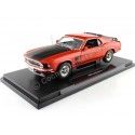 Cochesdemetal.es 1969 Ford Mustang Boss 302 Rojo 1:18 Welly 12516