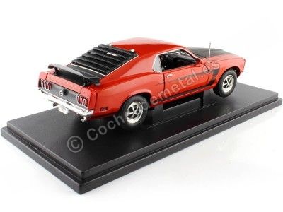 Cochesdemetal.es 1969 Ford Mustang Boss 302 Rojo 1:18 Welly 12516 2