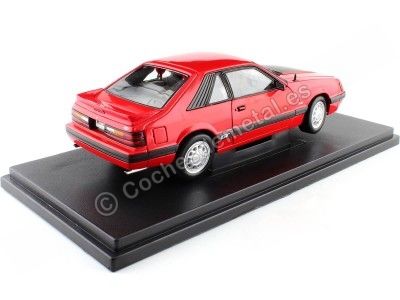 Cochesdemetal.es 1986 Ford Mustang GT 5.0 Rojo 1:18 Welly 12526 2