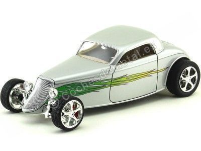1933 Ford Coupé Shyne Rodz Gris 1:18 Lucky Diecast 92839 Cochesdemetal.es