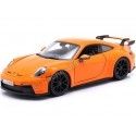 Cochesdemetal.es 2021 Porsche 911 (992) GT3 Naranja Lava 1:24 Bburago 21104