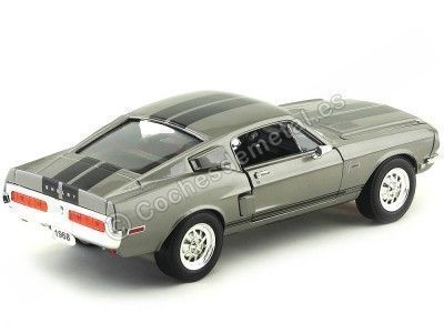 1968 Ford Shelby GT-500KR Gris 1:18 Lucky Diecast 92168 Cochesdemetal 1 - Coches de Metal  2