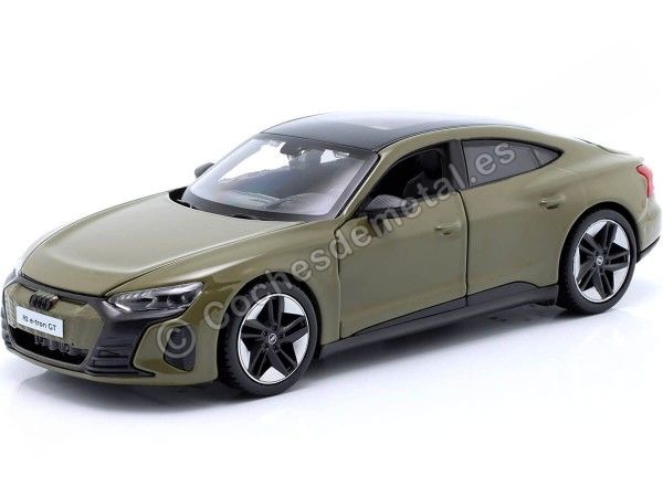 Cochesdemetal.es 2021 Audi GT RS E-Tron Verde Oliva 1:25 Maisto 32907