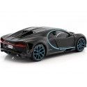 Cochesdemetal.es 2017 Bugatti Chiron Zero-400-Zero Negro/Azul 1:24 Maisto 31514