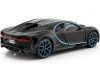 Cochesdemetal.es 2017 Bugatti Chiron Zero-400-Zero Negro/Azul 1:24 Maisto 31514
